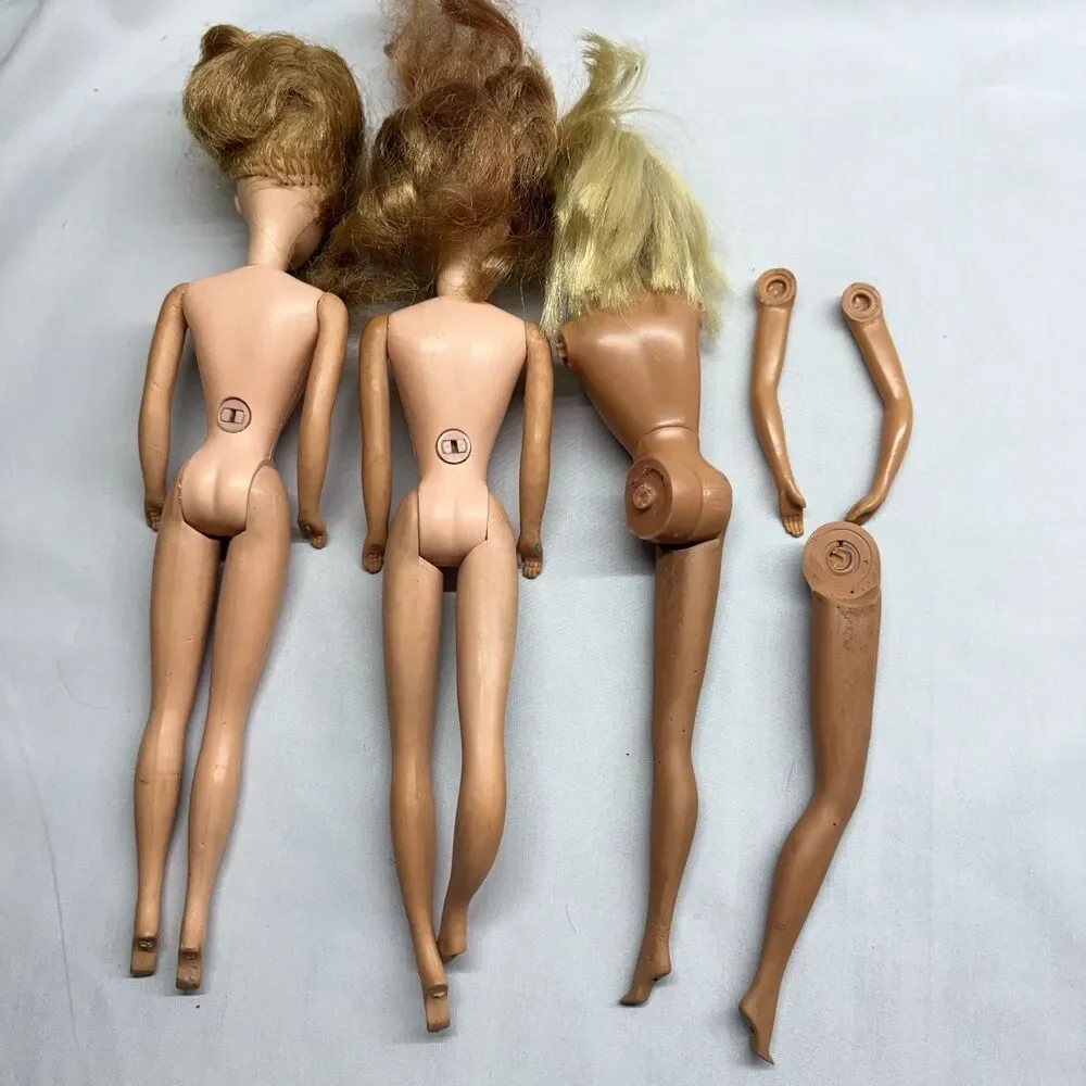 Vtg Doll Repair Lot TLC Parts Only American Character Tressy Malibu Barbie TNT